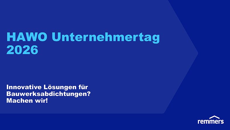 Pr&auml;sentation Sockelabdichtung Fa. Remmers