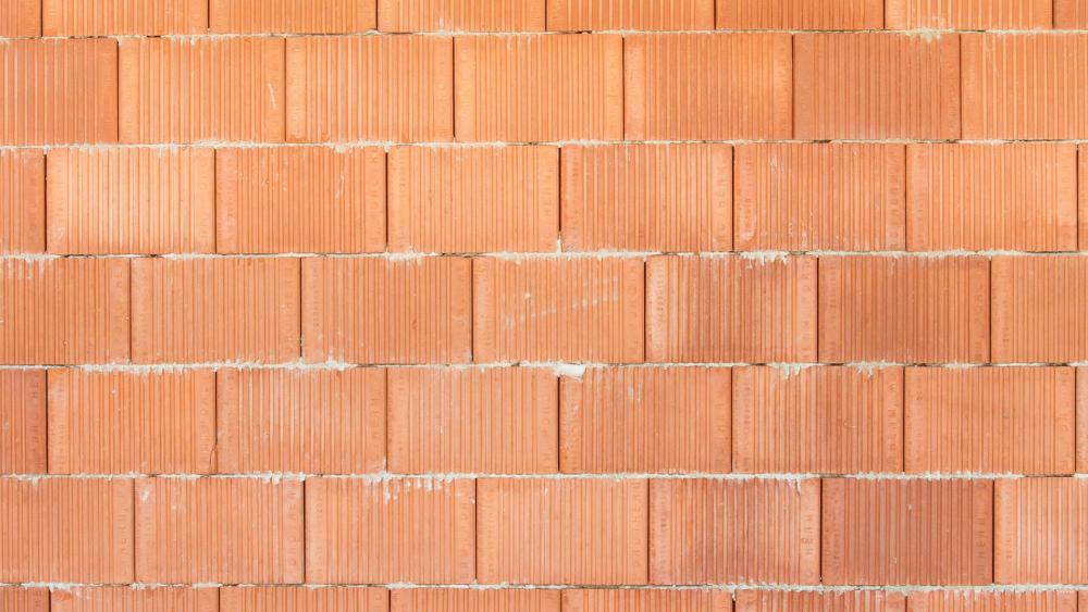 Ziegelsteinwand blank