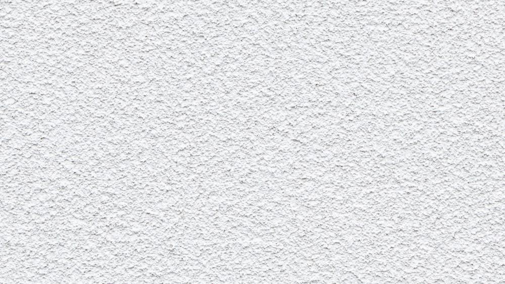 Verputzte Wand weiß