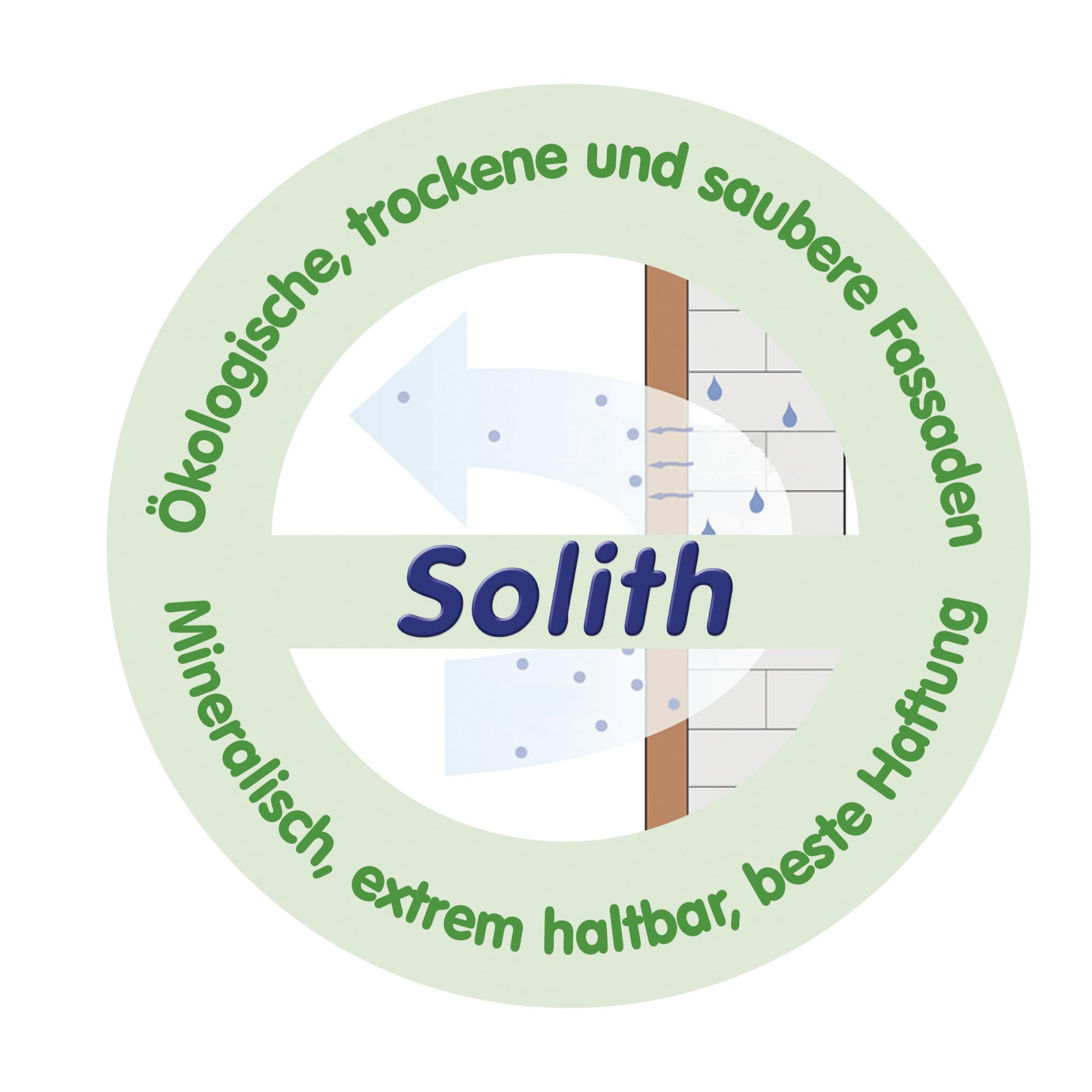 Solith-Button - Ökologische, trockene und saubere Fassaden - Mineralisch, extrem haltbar, beste Haftung