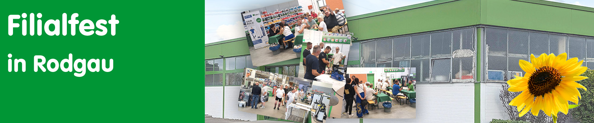 Filiale Rodgau mit Impressionen vom Filialfest 2026 im Vorddergrund