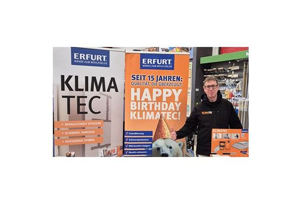 Erfurt Fachberater mit zwei Erfurt KlimaTec Rollups