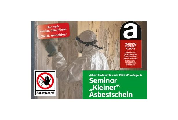Einladung Seminar Asbest-Sachkunde nach TRGS 519 Anlage 4c