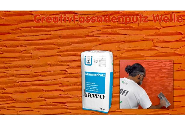 CreativFassademputz Welle