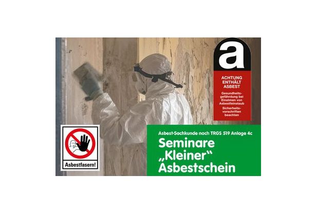 Einladung Seminar Asbest-Sachkunde nach TRGS 519 Anlage 4c
