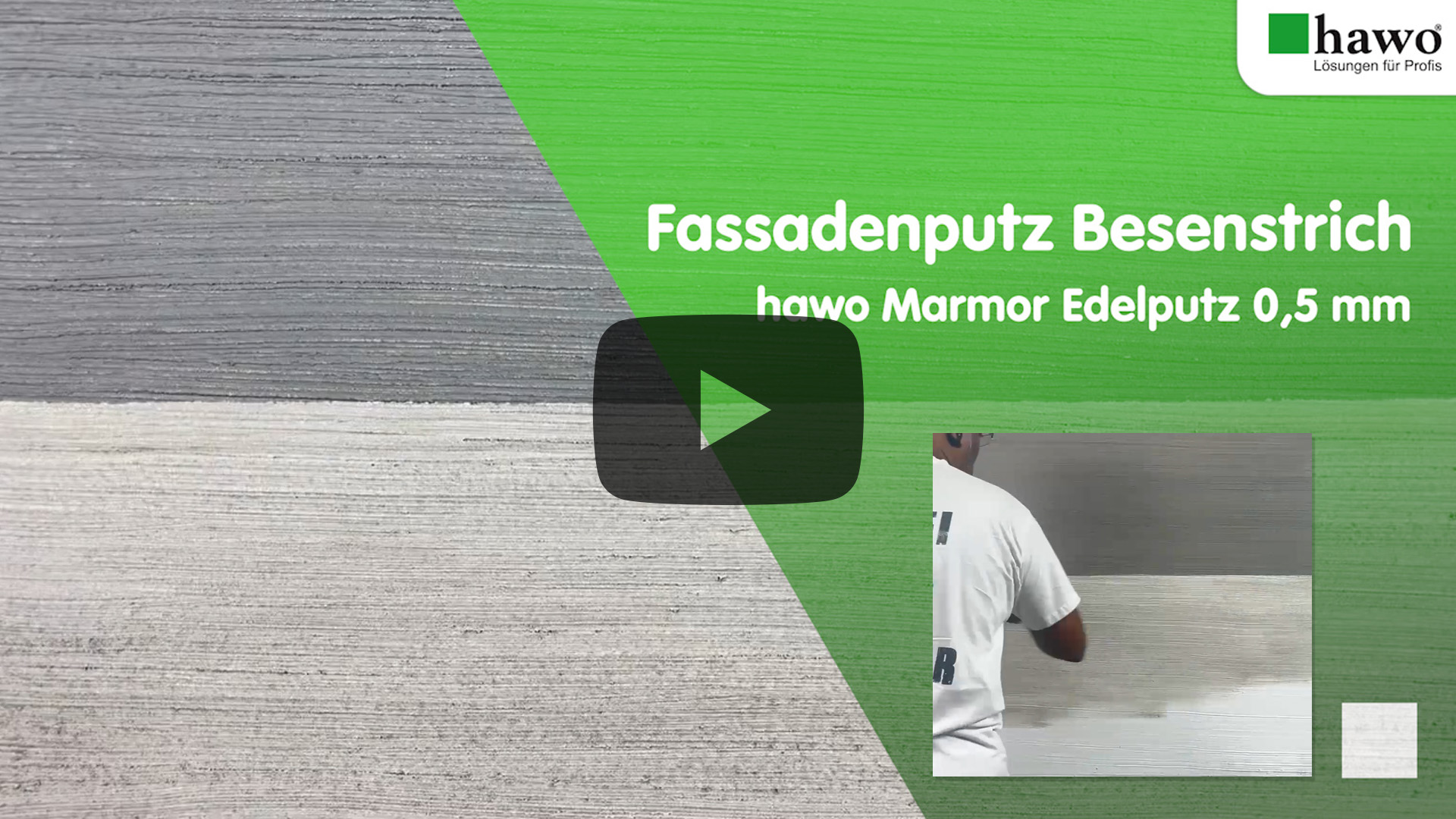 Dilip Silva mit CreativFassadenputz Besenstrich verarbeiten