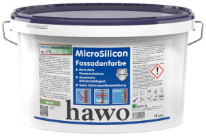 Abbildung des Eimers hawo MicroSilicon Fassadenfarbe in Wintereinstellung