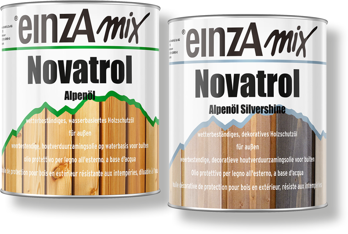 Die Dosen von Novatrol Alpen&ouml;l und Novatrol Alpen&ouml;l Silvershine