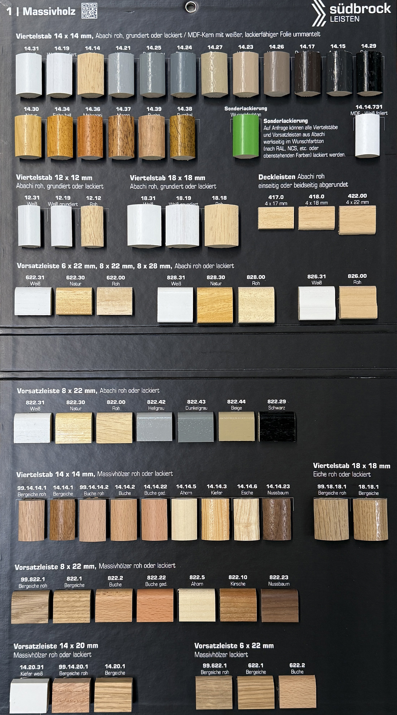 Südbrock Massivholzleisten-Übersicht 1
