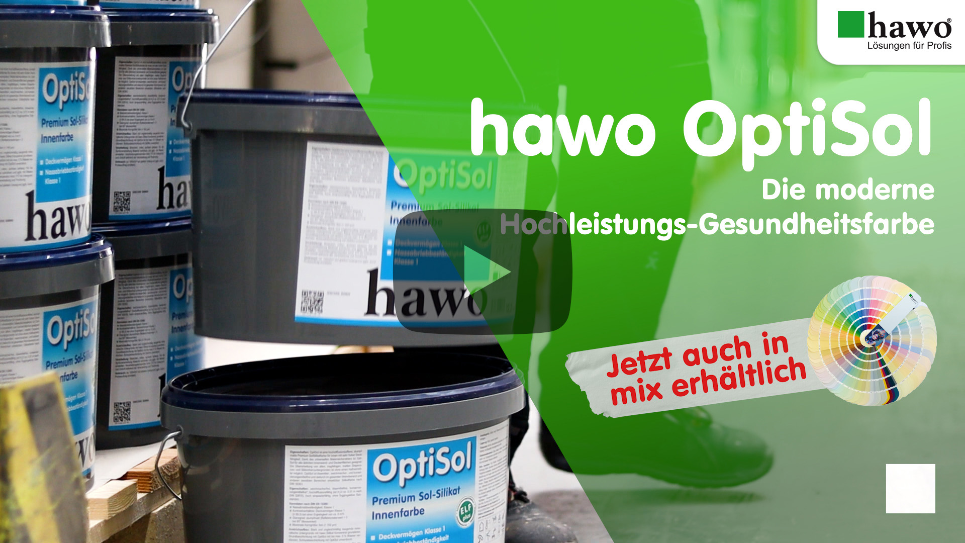 Vorschaubild YouTube-Video - Stapel Eimer hawo Optisol, ein eimer wird weggetragen