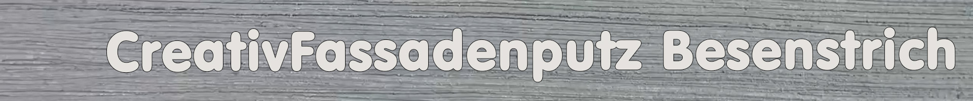 Muster CreativFassadenputz Besenstrich